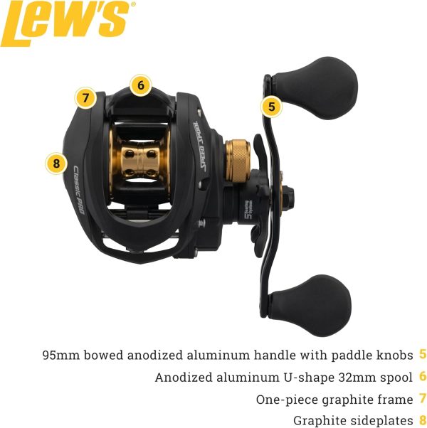 Lew's Classic Pro Speed Spool SLP Baitcast Reel - Image 3