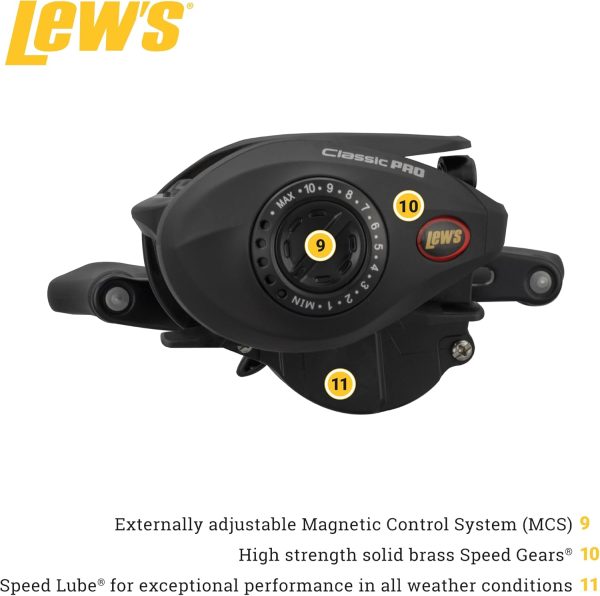 Lew's Classic Pro Speed Spool SLP Baitcast Reel - Image 4