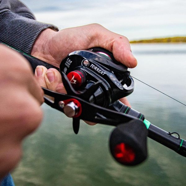 Piscifun Torrent Baitcaster Fishing Reel, 18LB Carbon Fiber Drag Baitcasting Reel, Magnetic Braking System Casting Reel, Available in 7.1:1 and 5.3:1 - Image 2